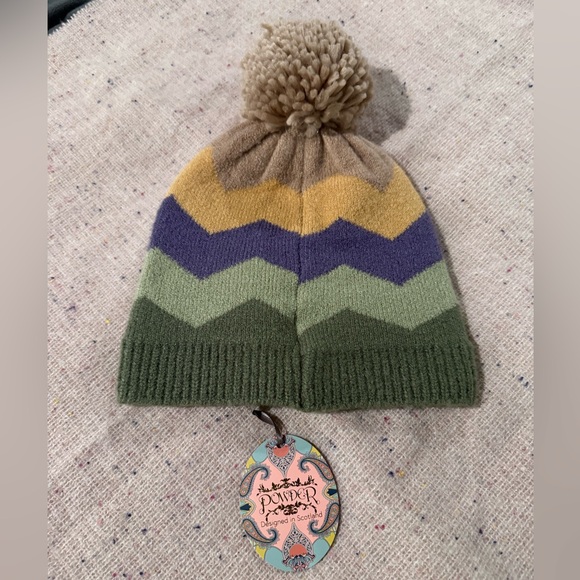 POWDER Design Nora Bobble Hat - Sage Mix - Picture 3 of 4